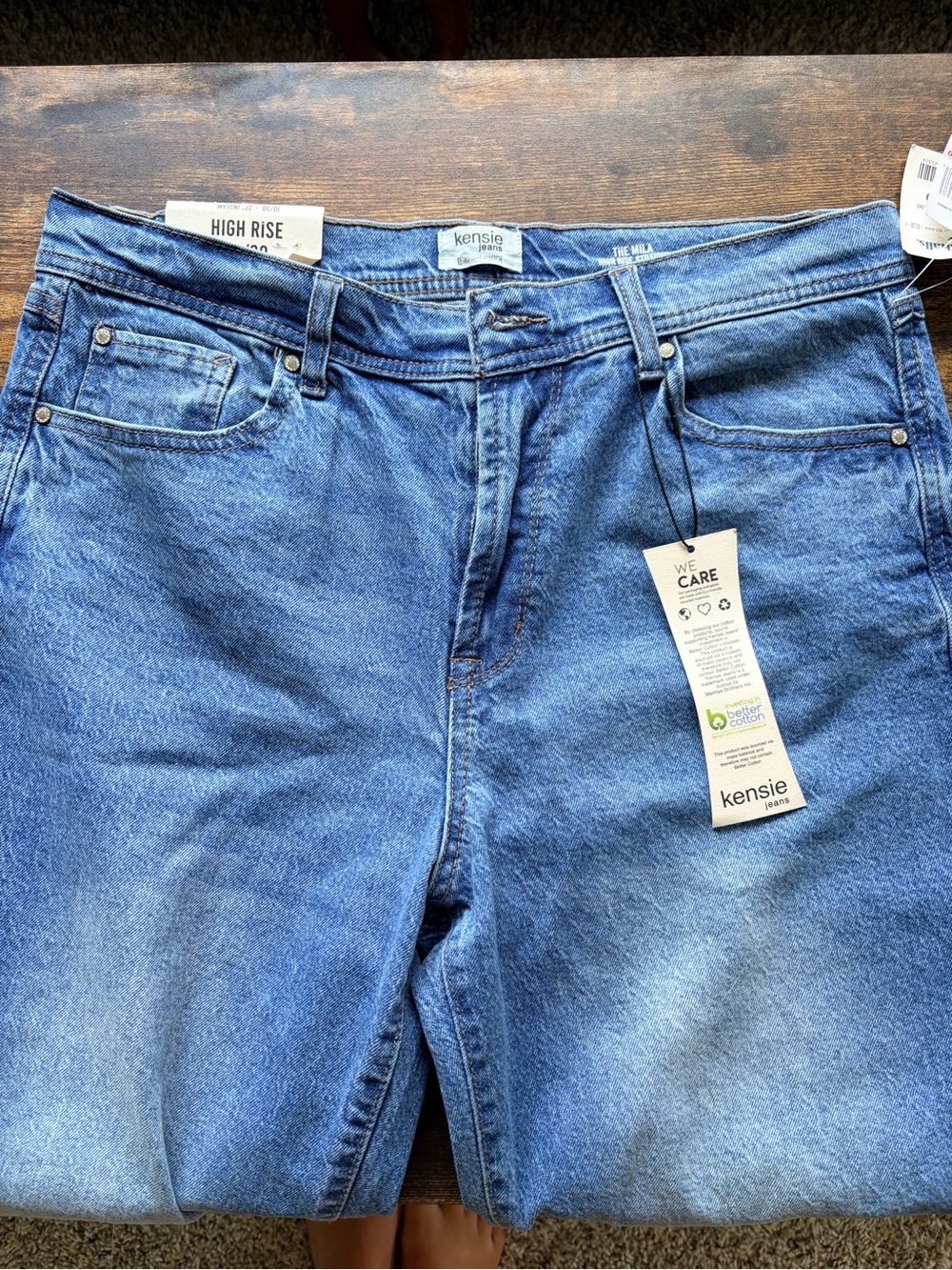 Kensie NWT High-Rise Straight-Leg Jeans | The Mila | Size 10/30 - Picture 6 of 6
